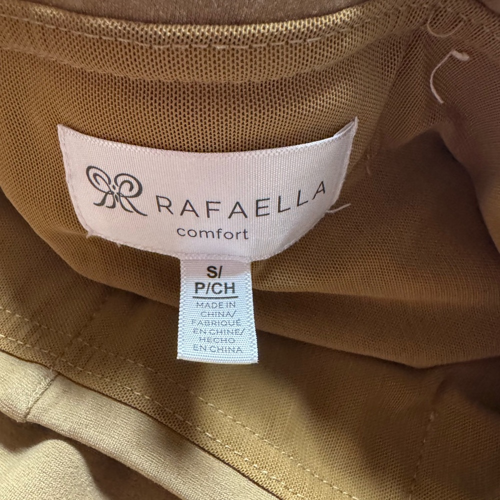 Rafaella Comfort Pants Small Tan Pull On Tummy Control Stretch Work - Picture 7 of 8